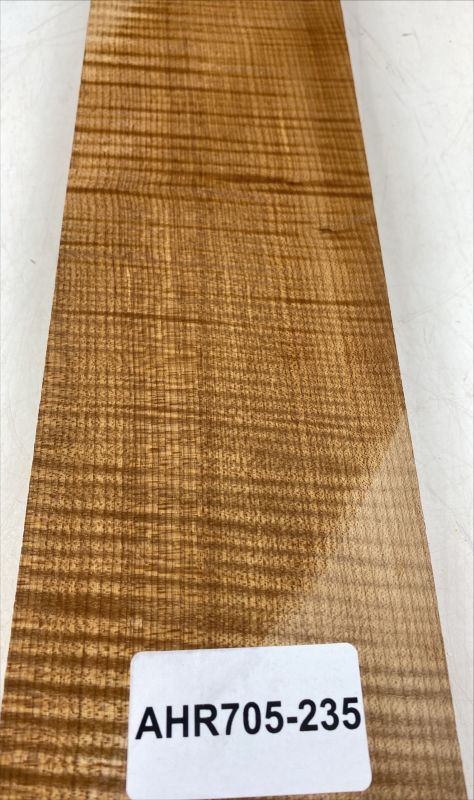 Neck Sycamore / European Maple, curly, "Caramel" - Unique Piece #235